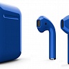Беспроводные наушники AirPods 2 с беспроводной зарядкой (Wireless) Color Синие в магазине радиоуправляемых моделей City88