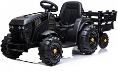 Детский электромобиль трактор с прицепом Bettyma 2WD 12V - Black