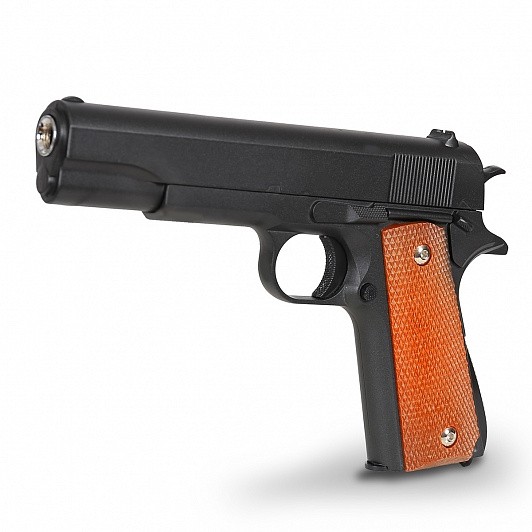 Пистолет металлический Colt 1911 с кобурой (пневматика) - CS-G13