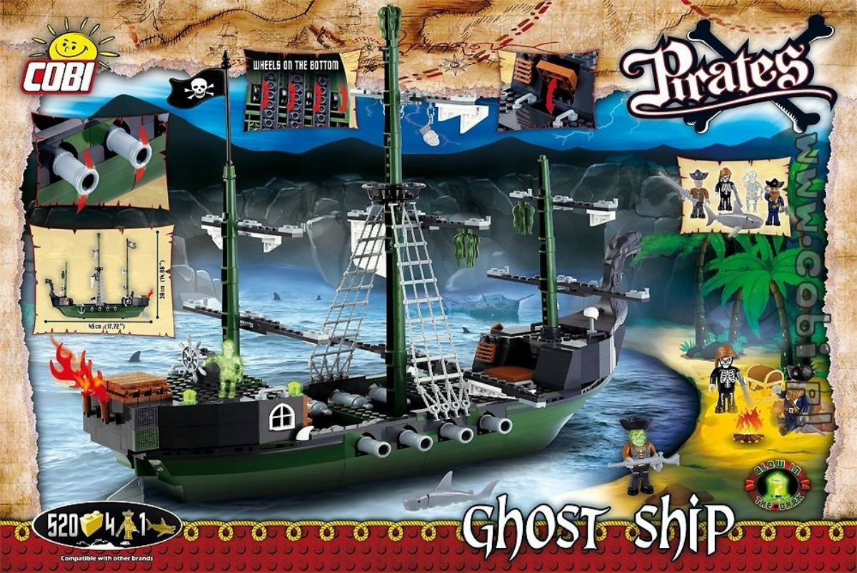 Конструктор COBI Пиратский корабль-призрак серия Pirates