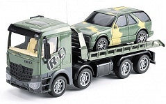Радиоуправляемый грузовик-трейлер + джип CityTruck 1:24 - 553-B4