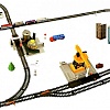 Железная дорога со станцией загрузки воды, длина полотна 670 см - BSQ-2087 в магазине радиоуправляемых моделей City88