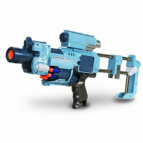 Пистолет с мягкими пулями и фонариком "BlazeStorm" - ZC7083