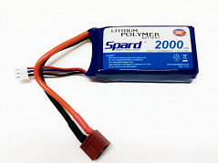 Аккумулятор Li-Po Spard 7.4V 2000mAh 20C 