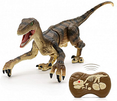 Радиоуправляемый динозавр Велоцираптор (Коричневый) - SM180-Y